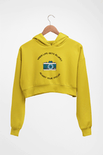 Load image into Gallery viewer, Life Photography Crop HOODIE FOR WOMEN-Mustard Yellow-Ektarfa.online
