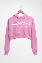 Load image into Gallery viewer, luxilon Crop HOODIE FOR WOMEN-Light Baby Pink-Ektarfa.online
