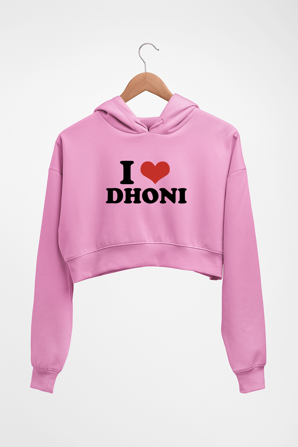 I LOVE DHONI HOODIE FOR WOMEN