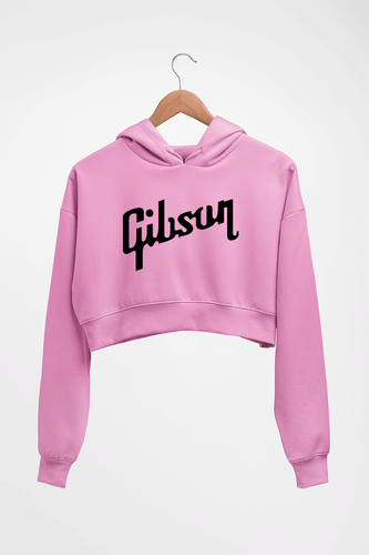 gibson Crop HOODIE FOR WOMEN-Light Baby Pink-Ektarfa.online