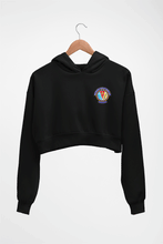 Load image into Gallery viewer, bits pilani Crop HOODIE FOR WOMEN-Black-Ektarfa.online
