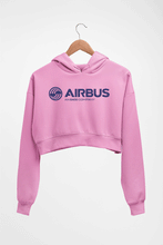Load image into Gallery viewer, Airbus Crop HOODIE FOR WOMEN-Light Baby Pink-Ektarfa.online

