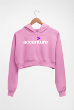 Load image into Gallery viewer, Accenture Crop HOODIE FOR WOMEN-Light Baby Pink-Ektarfa.online
