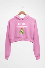 Load image into Gallery viewer, Little Supporter Real Madrid Crop HOODIE FOR WOMEN-Light Baby Pink-Ektarfa.online
