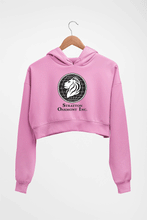 Load image into Gallery viewer, Stratton Oakmont Crop HOODIE FOR WOMEN-Light Baby Pink-Ektarfa.online
