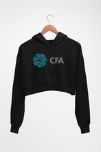 Load image into Gallery viewer, CFA Crop HOODIE FOR WOMEN-Black-Ektarfa.online
