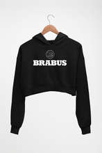 Load image into Gallery viewer, Brabus Crop HOODIE FOR WOMEN-Black-Ektarfa.online
