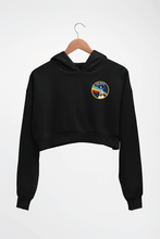 Load image into Gallery viewer, Isro Crop HOODIE FOR WOMEN-Black-Ektarfa.online
