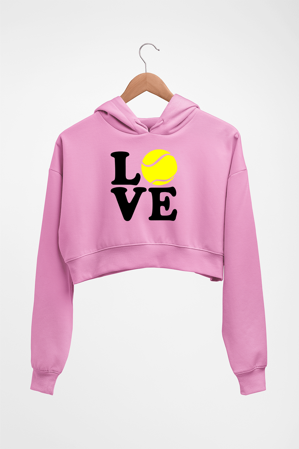 Love Tennis Crop HOODIE FOR WOMEN-Ektarfa.online