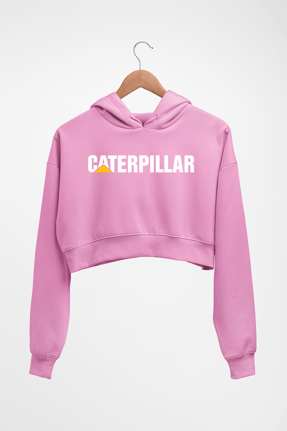 caterpillar Crop HOODIE FOR WOMEN-Light Baby Pink-Ektarfa.online