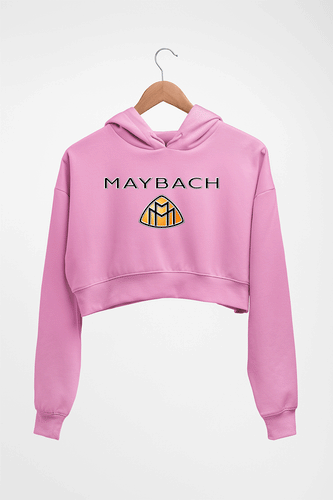 Maybach Crop HOODIE FOR WOMEN-Light Baby Pink-Ektarfa.online