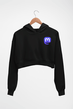 Load image into Gallery viewer, Mastodon Crop HOODIE FOR WOMEN-Black-Ektarfa.online
