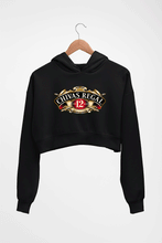 Load image into Gallery viewer, chivas rega Crop HOODIE FOR WOMEN-Black-Ektarfa.online
