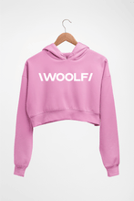 Load image into Gallery viewer, woolf university Crop HOODIE FOR WOMEN-Light Baby Pink-Ektarfa.online
