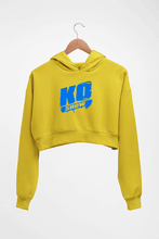 Load image into Gallery viewer, WWE KEVIN OWENS Crop HOODIE FOR WOMEN-Mustard Yellow-Ektarfa.online
