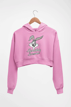 Load image into Gallery viewer, bugs bunny Crop HOODIE FOR WOMEN-Light Baby Pink-Ektarfa.online
