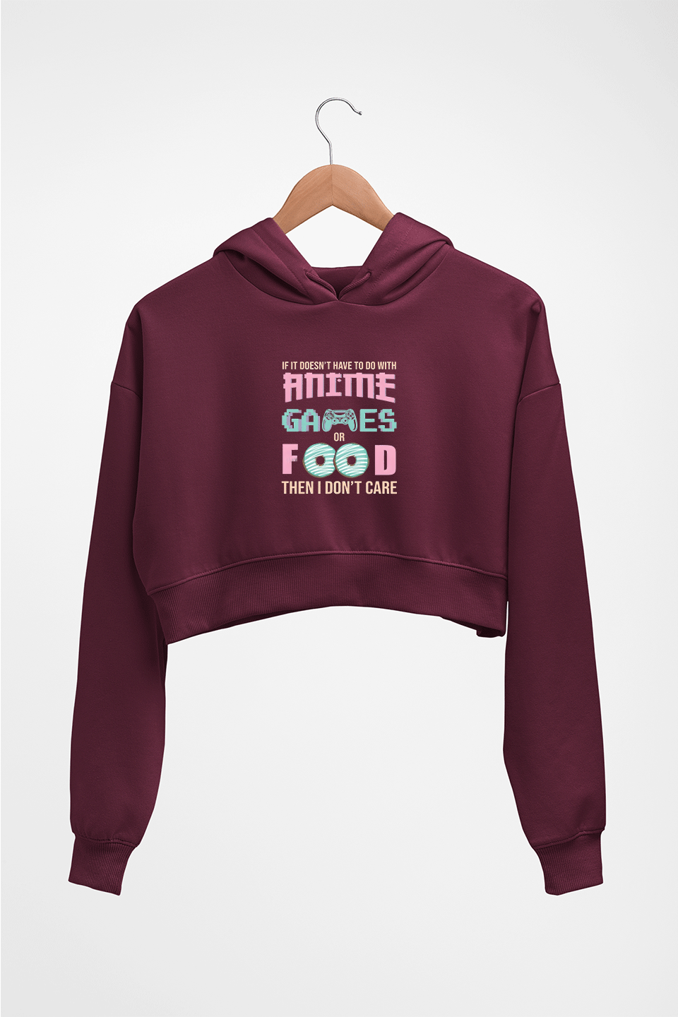 Anime Games or Food HOODIE FOR WOMEN