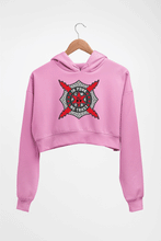 Load image into Gallery viewer, cm punk WWE Crop HOODIE FOR WOMEN-Light Baby Pink-Ektarfa.online
