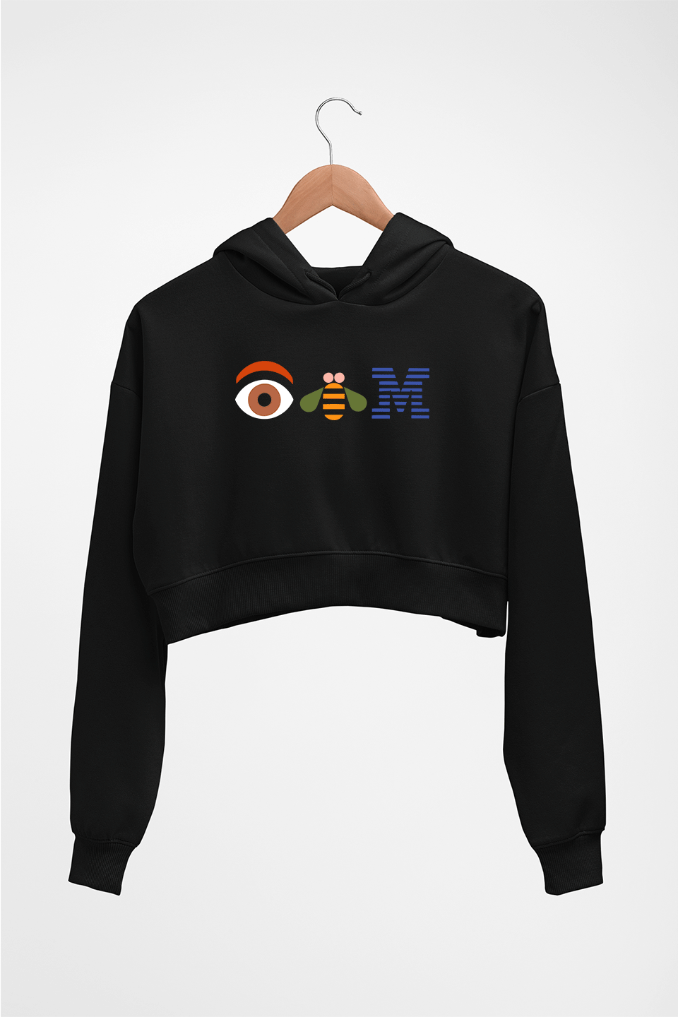 IBM Crop HOODIE FOR WOMEN-Ektarfa.online