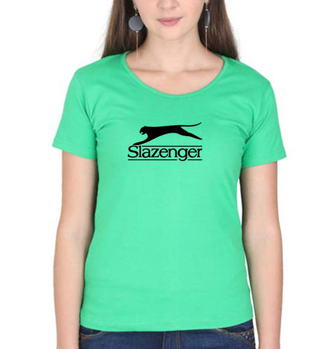 Slazenger T-Shirt for Women-Flag Green-Ektarfa.online