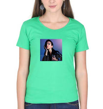 Load image into Gallery viewer, dua lipa T-Shirt for Women-Flag Green-Ektarfa.online
