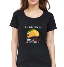 Load image into Gallery viewer, Taco T-Shirt for Women-Black-Ektarfa.online
