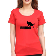 Load image into Gallery viewer, pumba T-Shirt for Women-Red-Ektarfa.online
