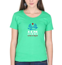 Load image into Gallery viewer, IIM Jammu T-Shirt for Women-flag green-Ektarfa.online
