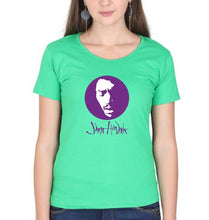Load image into Gallery viewer, Jimi Hendrix T-Shirt for Women-flag green-Ektarfa.online
