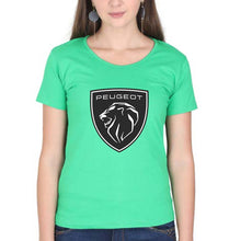 Load image into Gallery viewer, Peugeot T-Shirt for Women-Flag Green-Ektarfa.online
