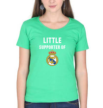Load image into Gallery viewer, Little Supporter Real Madrid T-Shirt for Women-flag green-Ektarfa.online

