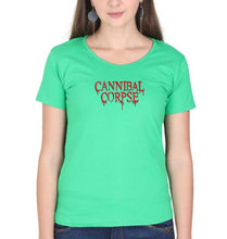 Load image into Gallery viewer, cannibal corpse T-Shirt for Women-flag green-Ektarfa.online
