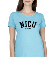 Load image into Gallery viewer, NICU crew T-Shirt for Women-SkyBlue-Ektarfa.online
