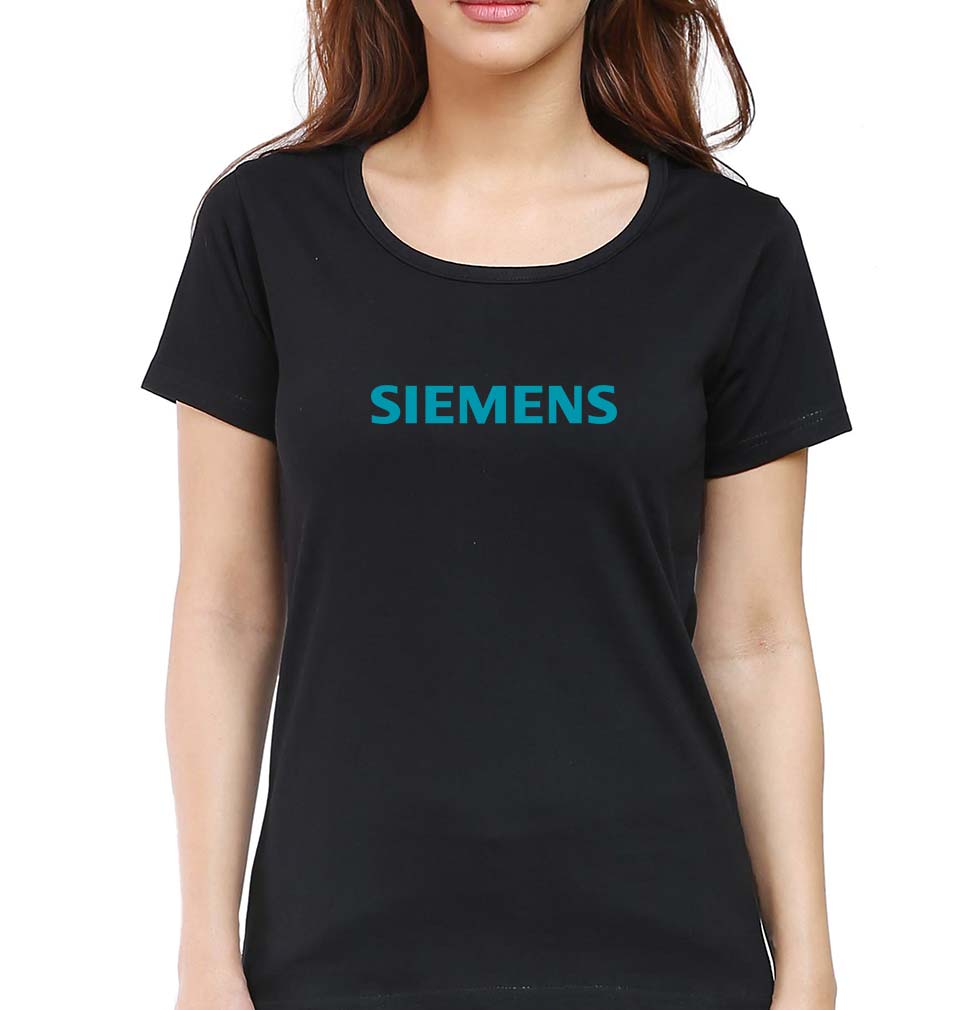 siemens T-Shirt for Women-Black-Ektarfa.online