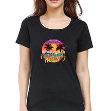 Load image into Gallery viewer, beach therapy T-Shirt for Women-Black-Ektarfa.online
