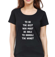 Load image into Gallery viewer, Be the Best T-Shirt for Women-Black-Ektarfa.online
