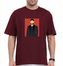 Load image into Gallery viewer, kr$na Oversized T-Shirt for Men-Maroon-Ektarfa.online
