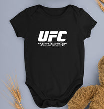 Load image into Gallery viewer, UFC Romper For Baby Boy/Girl-Black-Ektarfa.online
