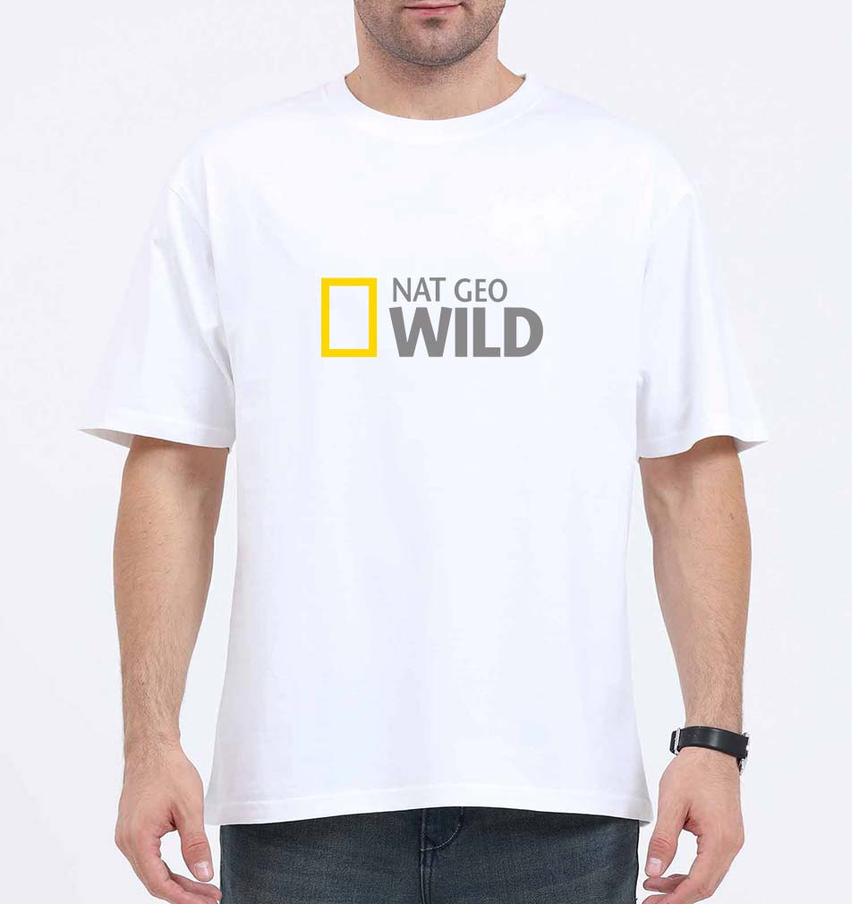 National Geographic Wild Oversized T-Shirt for Men