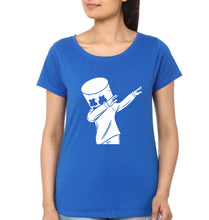 Load image into Gallery viewer, Dab Marshmello T-Shirt for Women-Royal Blue-Ektarfa.online

