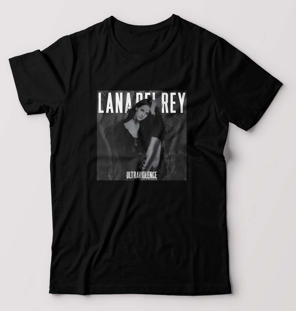 Lana Del Rey Ultraviolence T-Shirt for Men-Black-Ektarfa.online