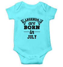 Load image into Gallery viewer, Legends are Born in July Kids Romper For Baby Boy/Girl-0-5 Months(18 Inches)-Sky Blue-Ektarfa.online
