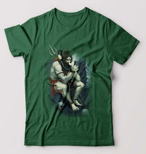 Load image into Gallery viewer, Aghori T-Shirt for Men-Bottle Green-Ektarfa.online

