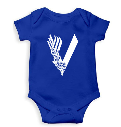 Vikings Kids Romper For Baby Boy/Girl-Royal Blue-Ektarfa.online