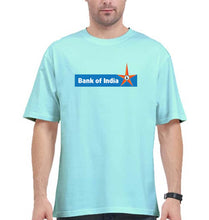 Load image into Gallery viewer, Bank of India Oversized T-Shirt for Men-Mint-Ektarfa.online
