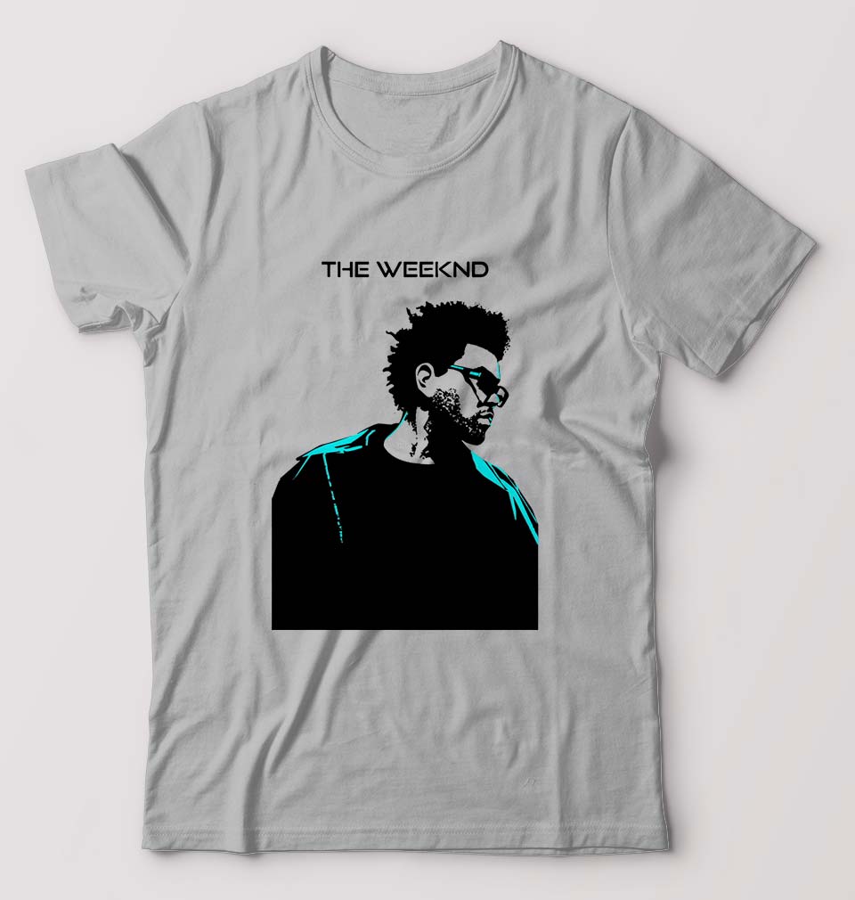 The Weeknd T-Shirt for Men-Grey Melange-Ektarfa.online