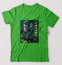 Load image into Gallery viewer, Sebastian Vettel F1 T-Shirt for Men-S(38 Inches)-flag green-Ektarfa.online
