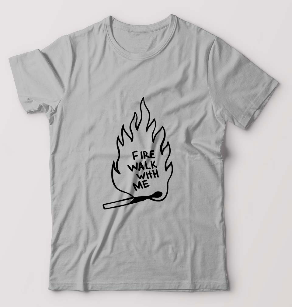 Twin Peaks Fire Walk With Me T-Shirt for Men-Grey Melange-Ektarfa.online