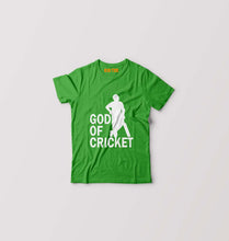 Load image into Gallery viewer, Sachin Tendulkar God T-Shirt for Boy/Girl-Flag Green-Ektarfa.online
