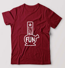Load image into Gallery viewer, Bong T-Shirt for Men-Maroon-Ektarfa.online

